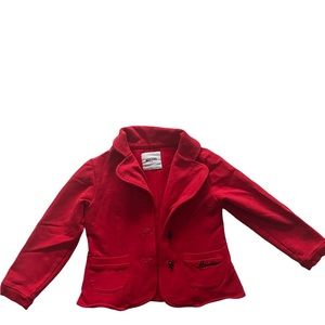 Moschino kids blazer red 1 to 3 years old